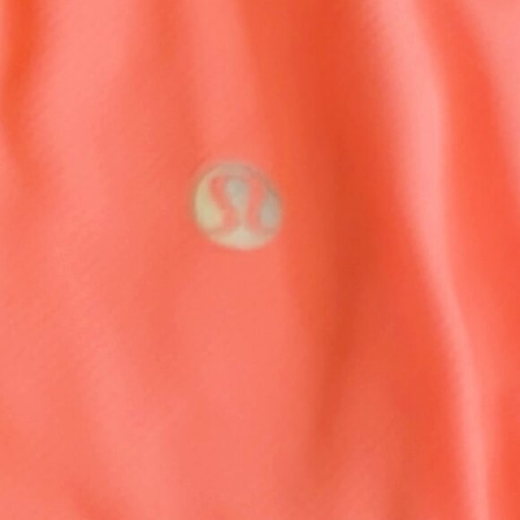 Neon orange Lululemon tank with inner bra size 6 - Picture 4 of 4